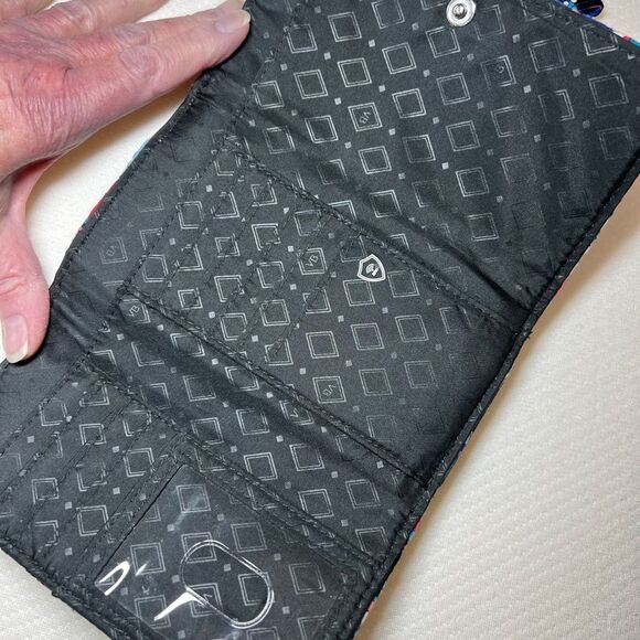 Vera Bradley Wallet, Card Case & Wrist Strap, EUC - Picture 4 of 12